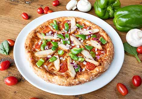 Chicken Sizzler Pizza flames Original Sauchiehall