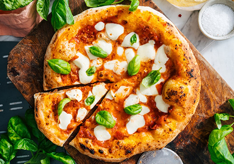 pizza margarita flames original Sauchiehall